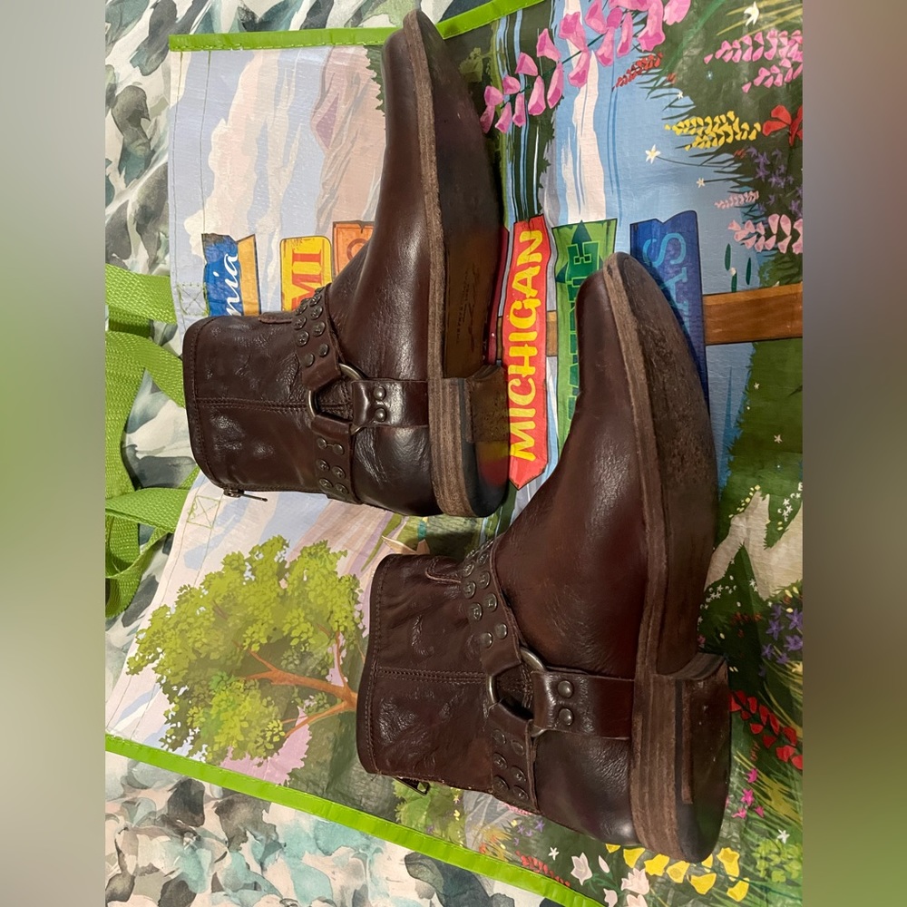 FRYE Phillip Harness Short Booties